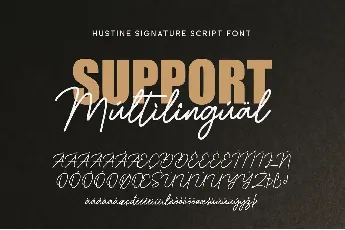 Hustine font