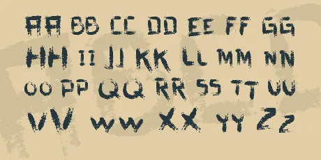 vtks dirty letters font