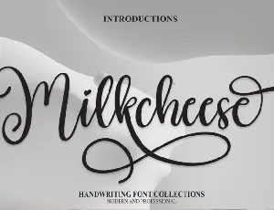 Milkcheese font