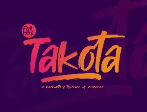 Takota font