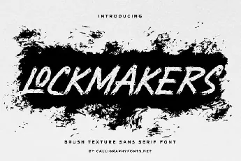 Lockmakers Brush font