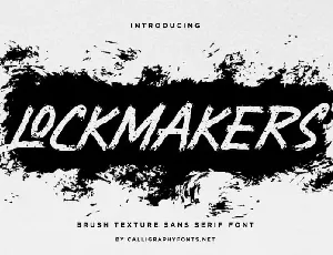 Lockmakers Brush font