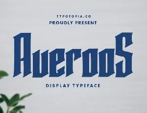 Averoos Display font