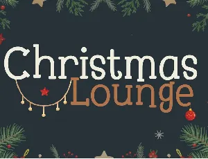 Christmas Lounge font
