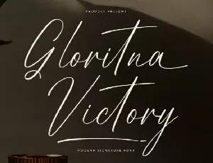 Gloritna Victory font