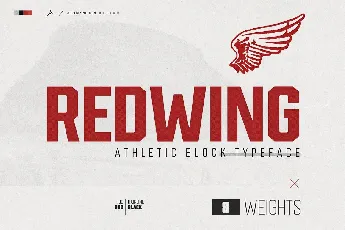 Redwing font