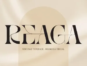 Reaga font