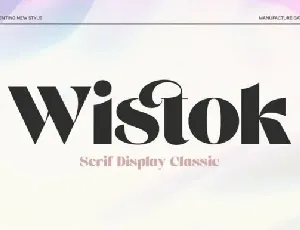 Wistok font