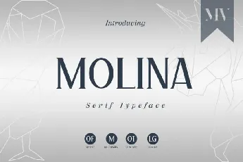 Molina Serif font