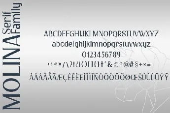 Molina Serif font