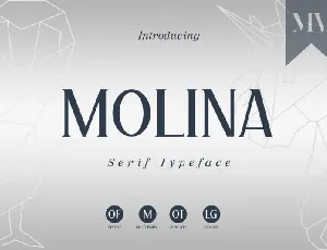 Molina Serif font