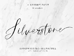 Silverstone Script font