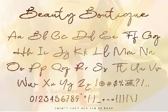 Beauty Boutique font