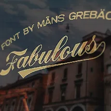 Fabulous PERSONAL USE font