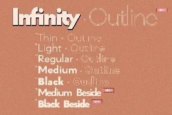 MADE INFINITY Personal Use font