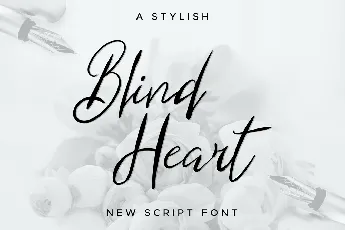 Blind Heart Demo font