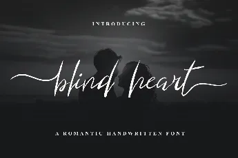 Blind Heart Demo font