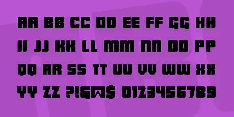 LowRider BB font