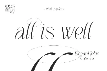 LOUIS felligri font