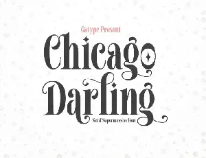 Chicago Darling font