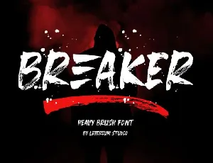 Breaker Brush font