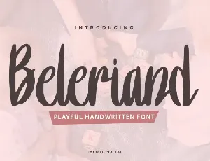 Beleriand Playful Handwriten font