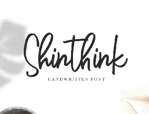 Shinthink Script font