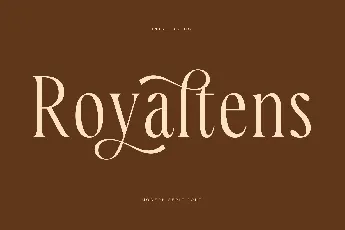 Royaltens font