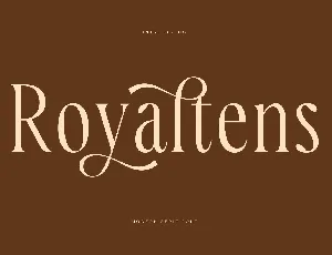 Royaltens font