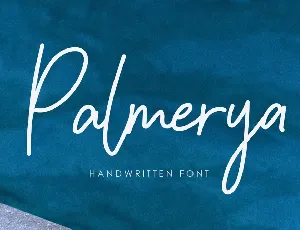 Palmeyra Handwritten Script font