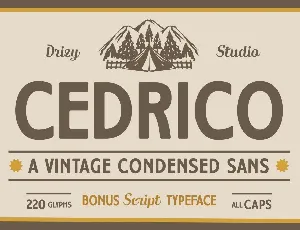 Cedrico Demo font