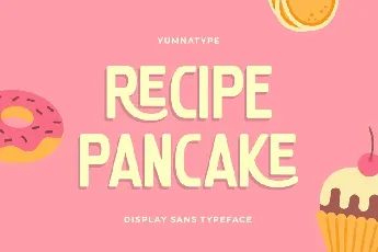 Recipe Pancake font