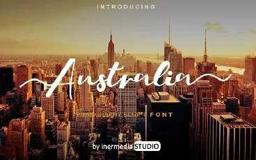 Australia Calligraphy font