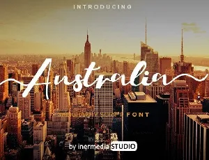 Australia Calligraphy font