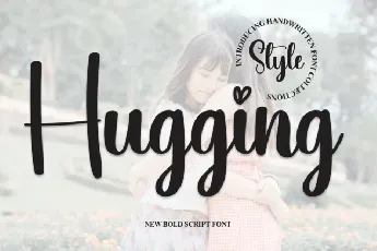 Hugging Script font