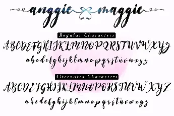 Anggie Maggie font