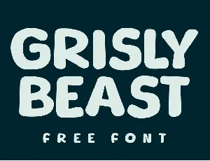 Grisly Beast font