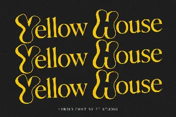 Yellow House font