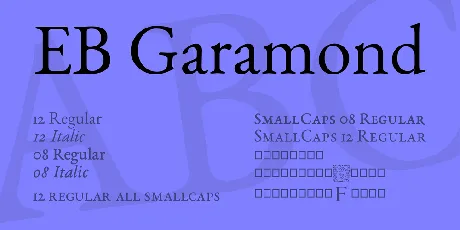 EB Garamond font