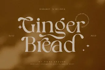 Ginger Bread font