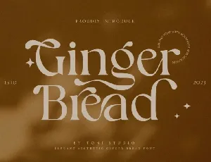 Ginger Bread font