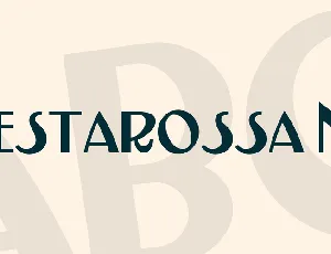 Testarossa NF font