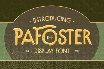 The Pafoster font