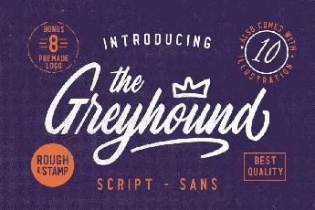 The Greyhound Script font