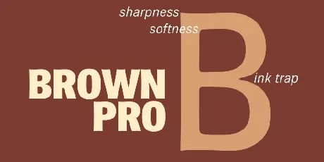 Brown Pro Family font