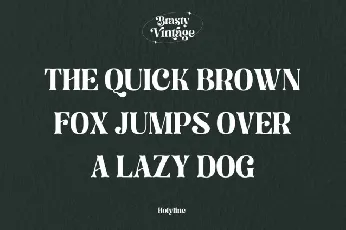 Brasty Vintage font