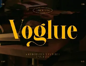 Voglue font