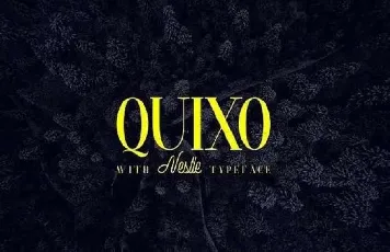 Quixo font