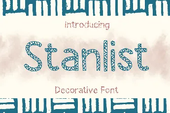 Stanlist font