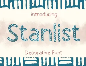 Stanlist font